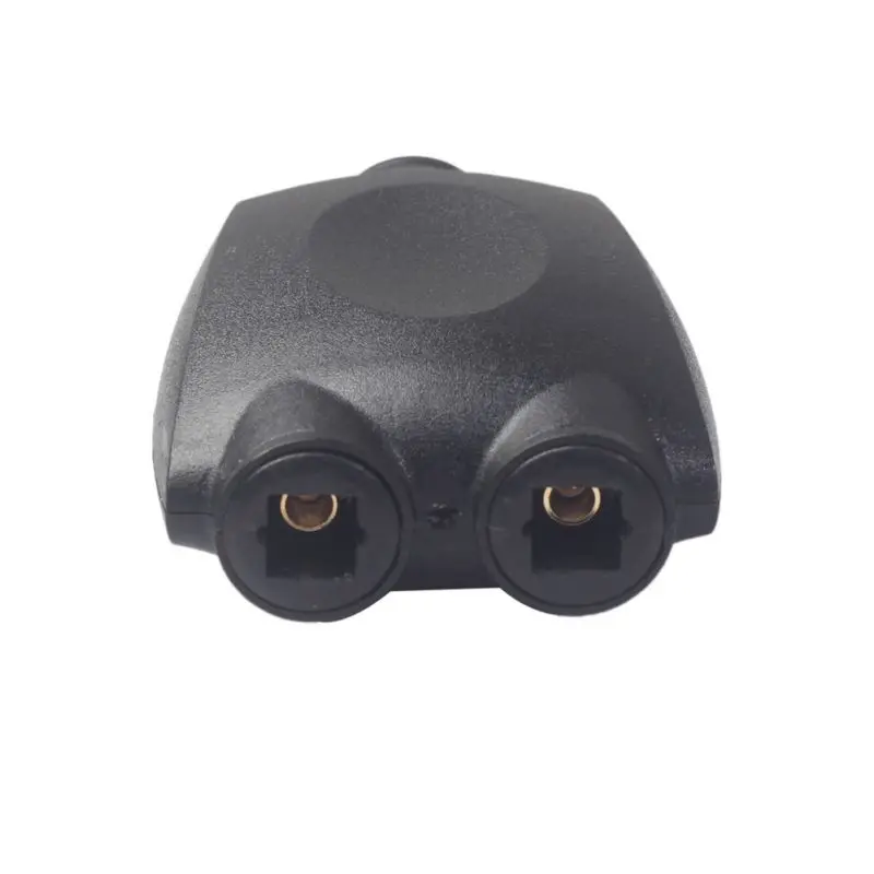 Оптический аудио сплиттер 1 вход 2 Выход Женский портативный Преобразователь ABS