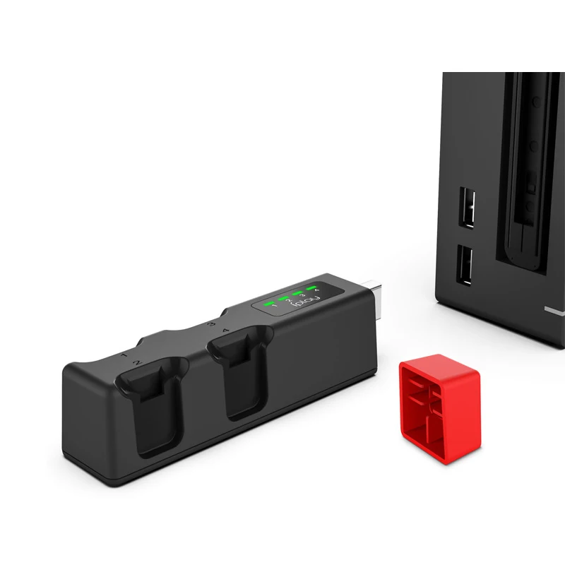 portable mini usb hub wireless charger four charging base station holder for nintendo switch joycon ns controller accessories free global shipping