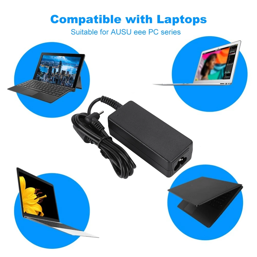 Высококачественный блок питания для ноутбука ASUS eee PC 1001HA 1001P 1001PX SUS Eee 1005HA Series с