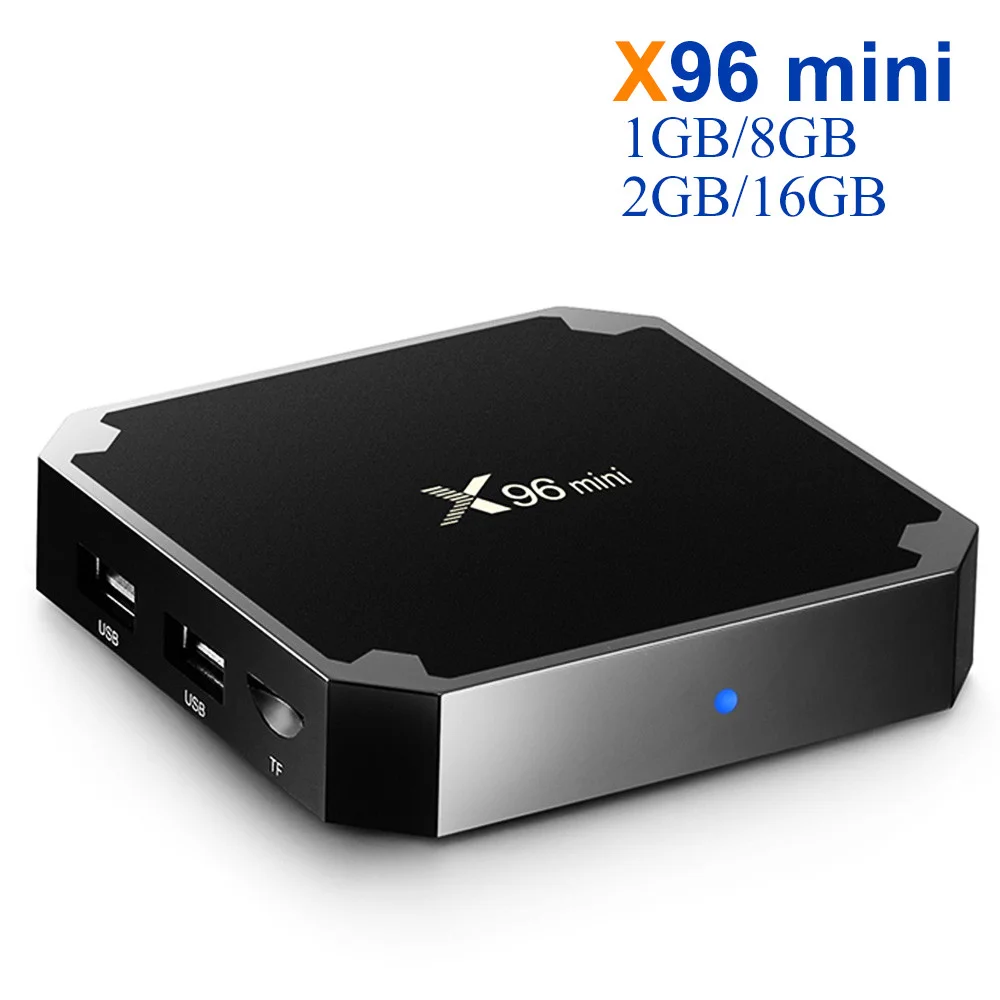 X96 мини Smart TV BOX 1 ГБ/2 ГБ Оперативная память Amlogic S905W 2 4G Беспроводной WI FI X96mini