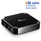 X96 мини Smart TV BOX 1 ГБ2 ГБ Оперативная память Amlogic S905W 2,4G Беспроводной WI-FI X96mini экспресс-доставка 2G16G Set top TV box