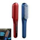 2021 Новая электрическая лазерная расческа для роста волос против выпадения волос RF красный светильник EMS Вибрация массаж головы Щетка для волос