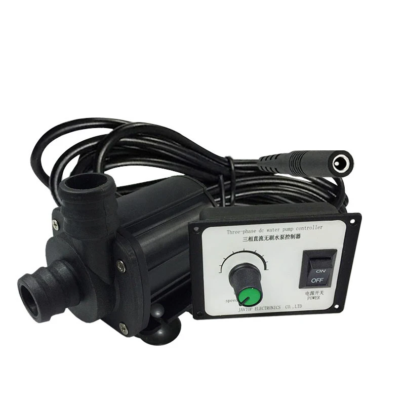 Насос для подкачки воды бесщеточный 3 фазный водяной насос 12 В/24 В 2200л/ч