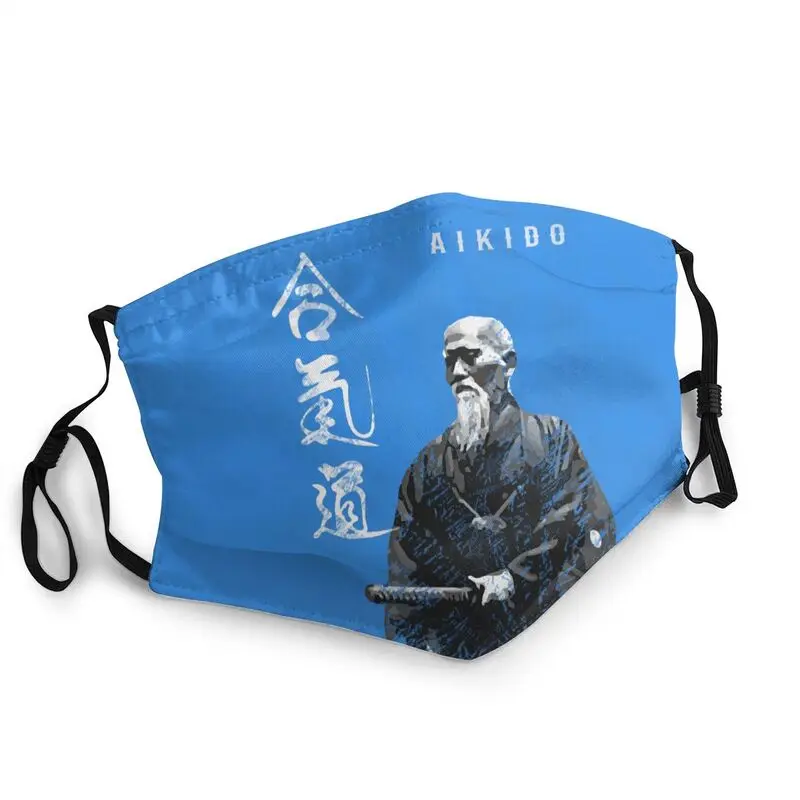 

Cool Aikido O Sensei Breathable Face Mask Japanese Martial Art Anti Haze Dustproof Protection Cover Respirator Mouth Muffle