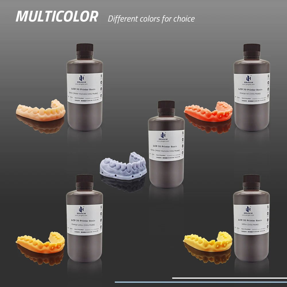 Jamghe Liquid 405nm UV Resin For DLP High Precision Odorless 3D Printer Resin  For 3d Plus