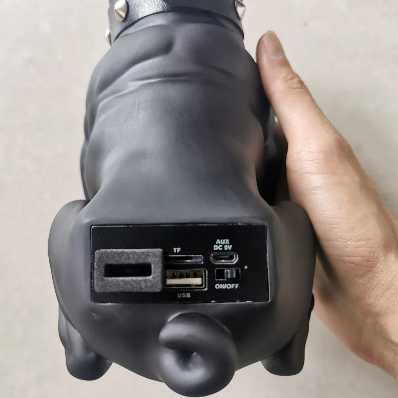 Bluetooth Беспроводная колонка голова собаки бульдог подарок взрывная карта M10