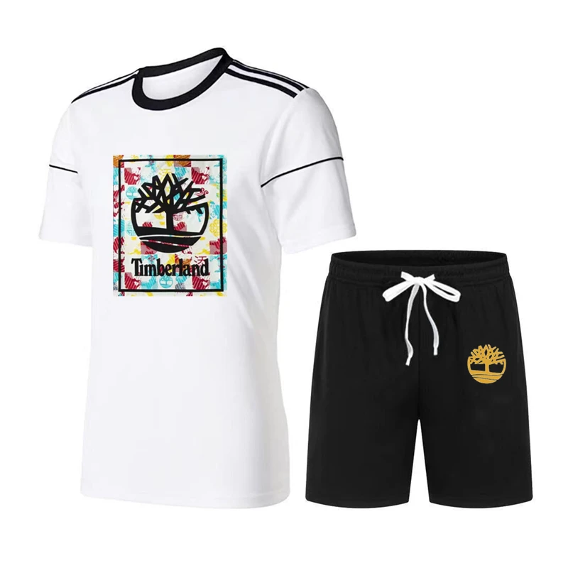 

2021 Summer Fashion Men's Suit Short Sleeve T-shirt Shorts Pants Fashion New Season Sports Brand Sportswear