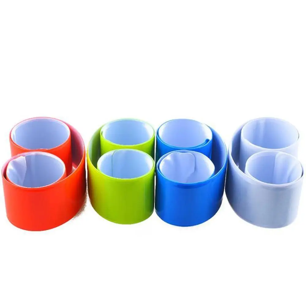 

1Pc Reflective Night Safety Slap Wrap Band Ankle Leg Cycling Arm Jogging Wrist O2Y1