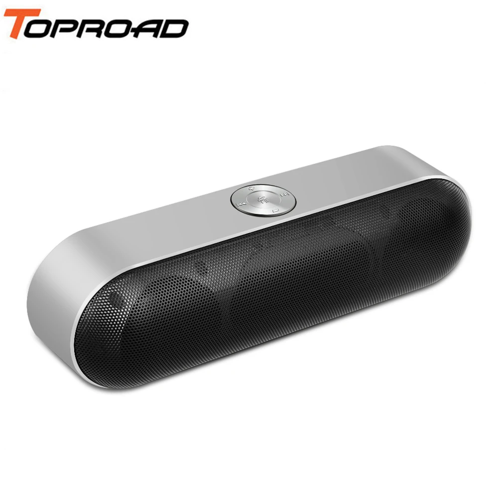 TOPROAD портативный Bluetooth динамик беспроводной стерео звук Boombox динамик s с микрофоном Поддержка TF AUX FM радио USB Altavoz enceinte