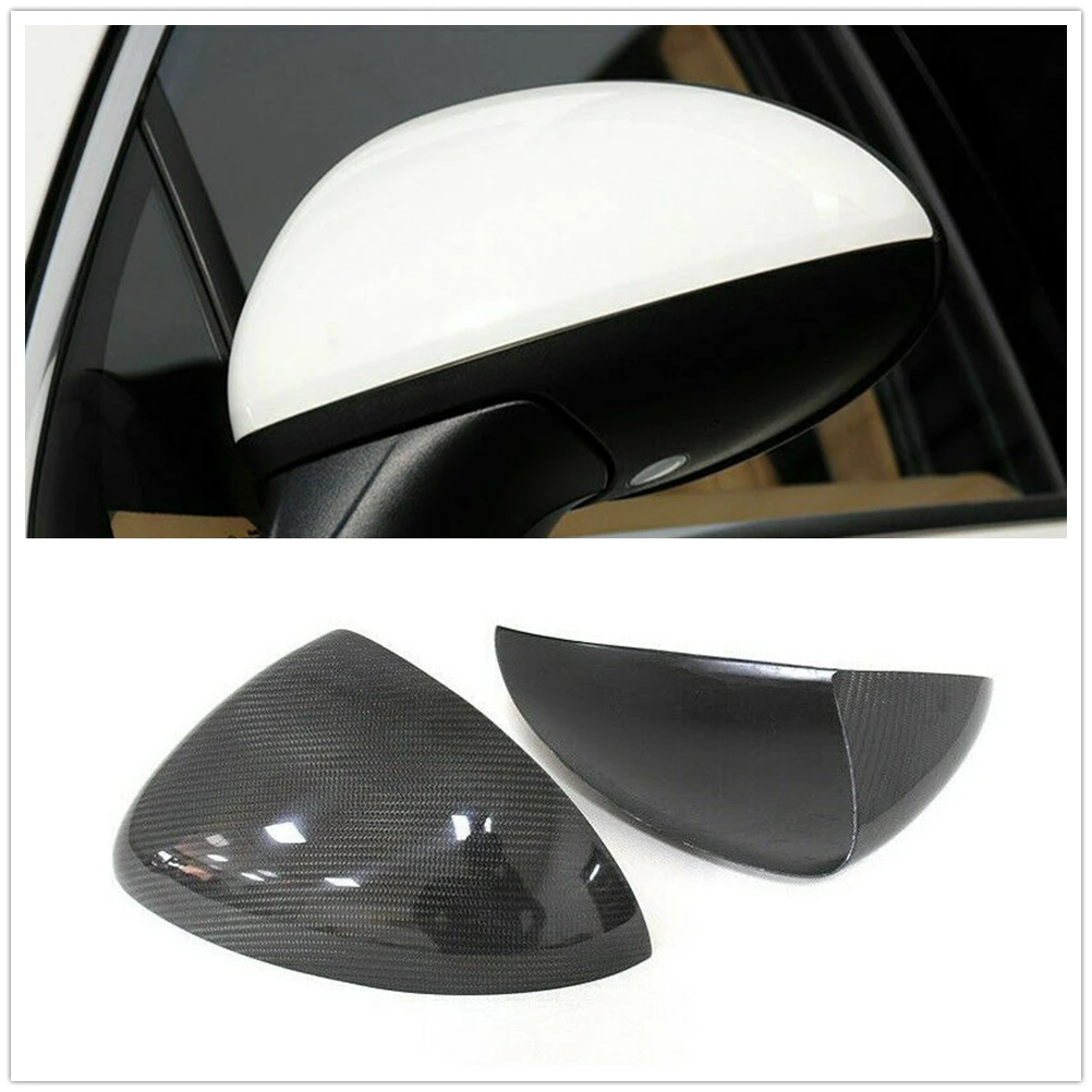 

Carbon Fiber Mirror Cover Add On For Porsche Cayenne 958 2011-2014 Car Exterior Side Rear View Cap Rearview Reverse Case Shell