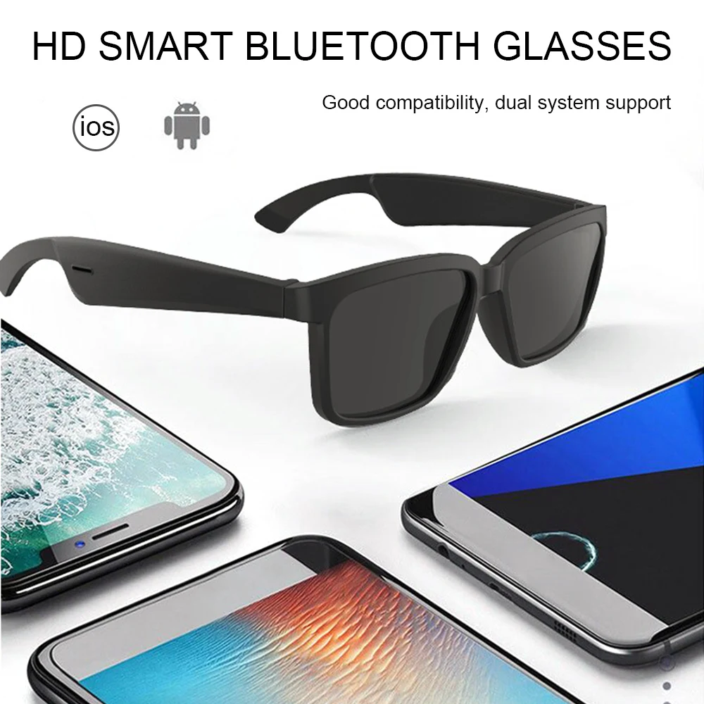 

A2 Frames Glasses Earphone Smart Wireless Bluetooth 5.0 Headset with Speaker Hands Free Directional Audio Music Headphones