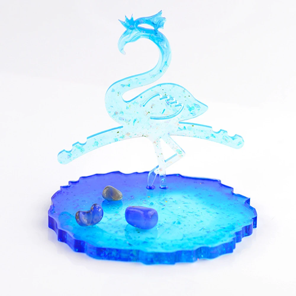 Украшения эллипс прессформы Кристалл эпоксидная зеркальная форма поверхность