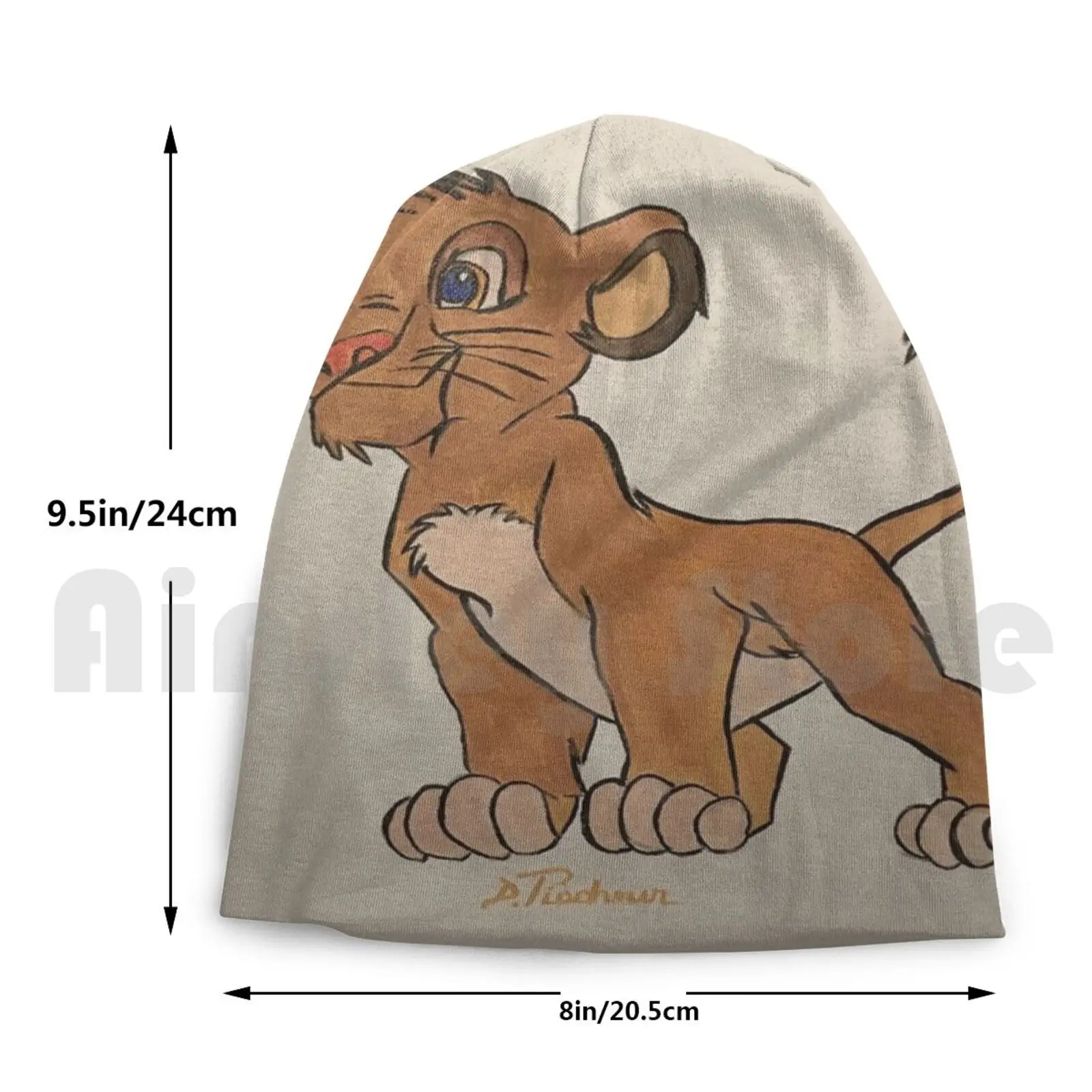 Шапка-бини Simba вязаная шапка в стиле хип-хоп | Аксессуары для одежды