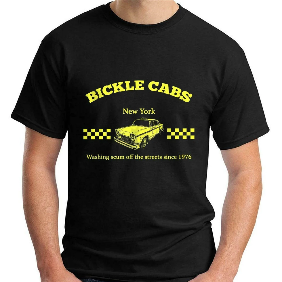 Футболка bicckle Cabs вдохновленная таксистом культ 70 фильм футболка с короткими
