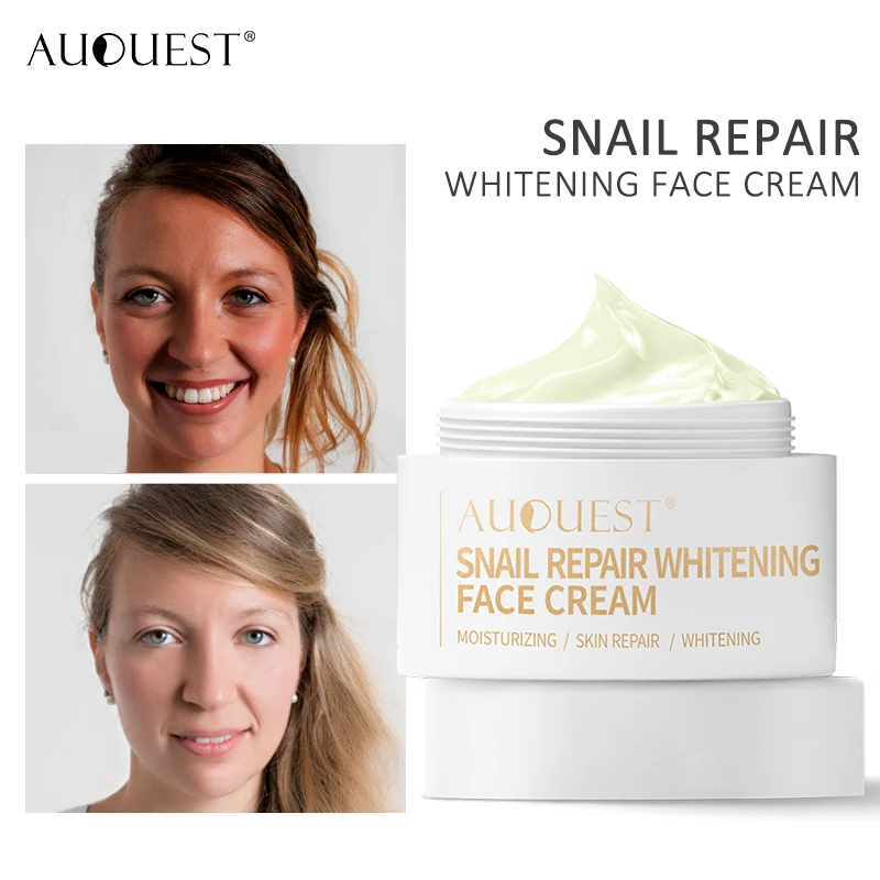 

AUQUEST Snail Face Cream Collagen Whitening Moisturizing Lifting Firming Anti Wrinkle Aging Acne Treatment Cosmetics Skin Care