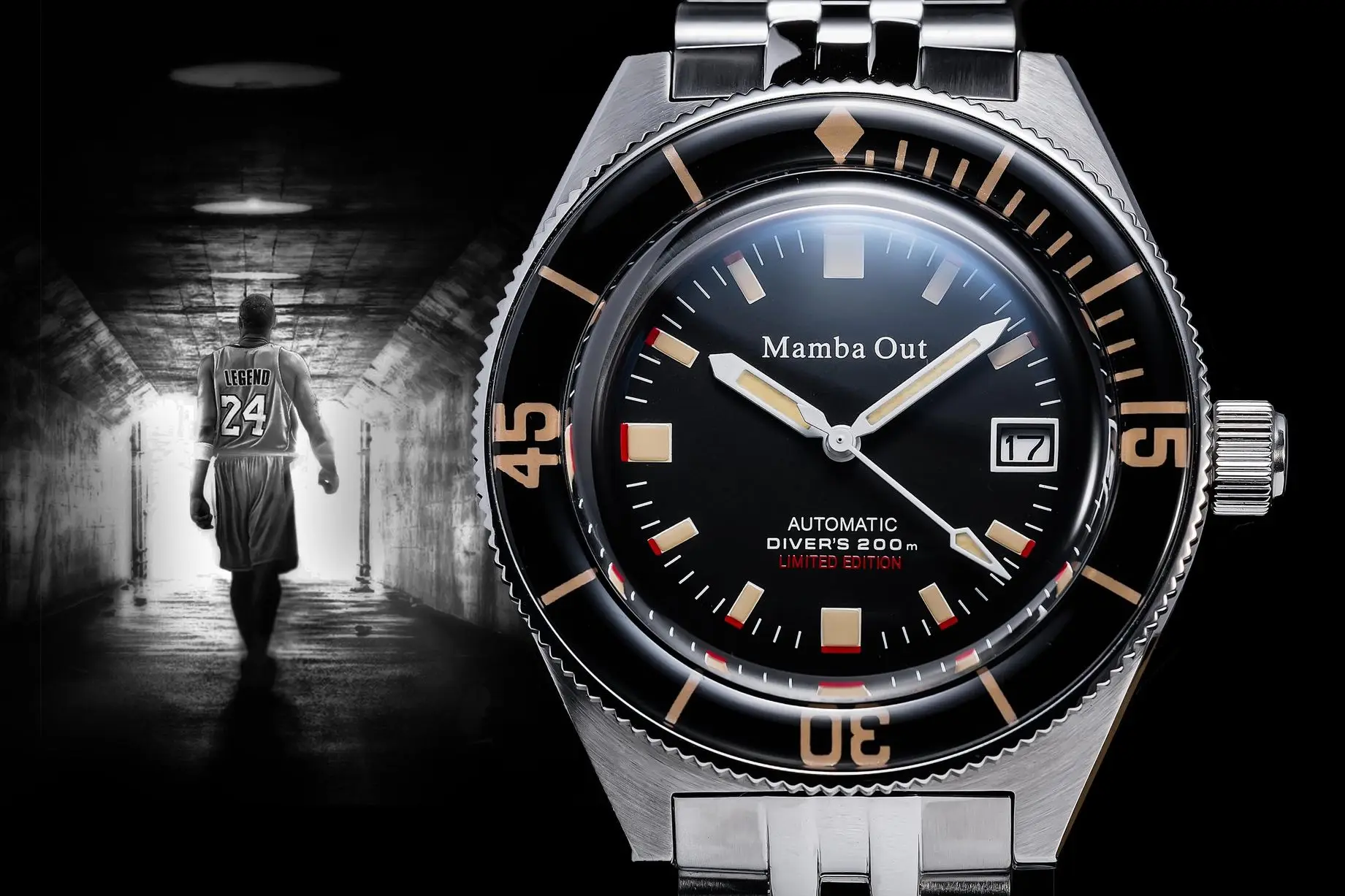 

SHIRRYU Mamba Out Limited Version Watch Men NH35 Mechanical Retro Luminous Fifty Fathoms Barracuda Dive Watches 20Bar Waterproof