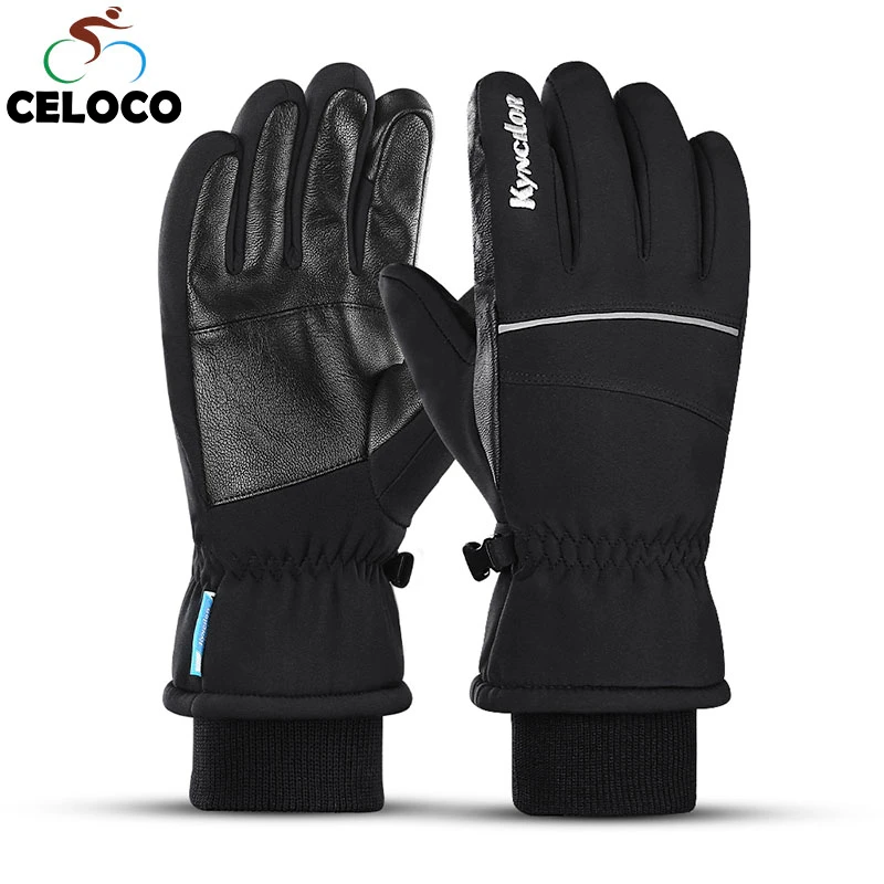 

Winter Warm Mountain Snowboard Ski Gloves Men Women Cold Snow Skiing Mittens Waterproof Snowmobile Bicycle Gloves