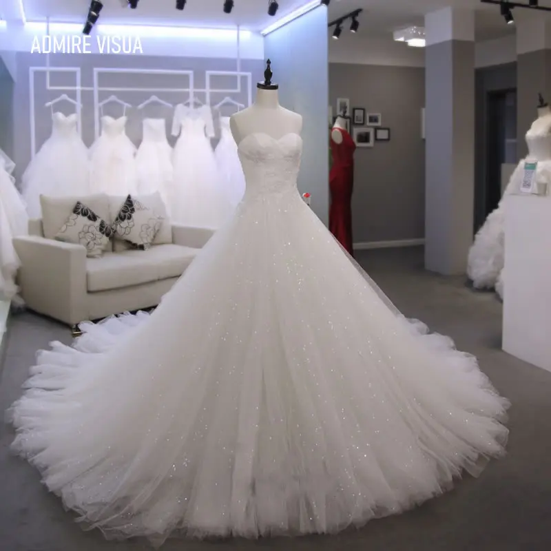 

Wedding Dress A-Line Lace Sweetheart Neckline Strapless Marry With For Party Plus Size Bride Gown Vestidos De Novia