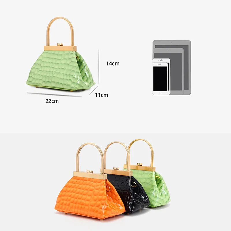 

Bags For Women Hand Bag Shoulder Bag Mouth Gold Bag Fashion Messenger Clip Small Crowd Bag Designer Brand Luxury Women Bag 2020
