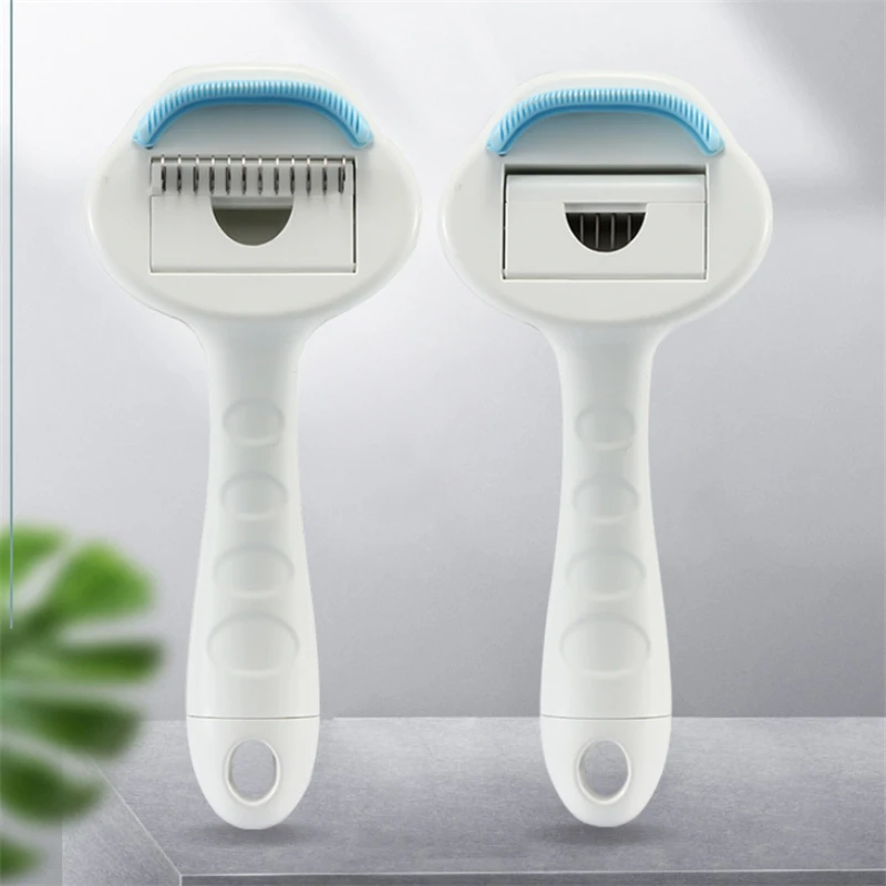 Расческа для удаления шерсти домашних животных нож щетка средство у кошек вшей