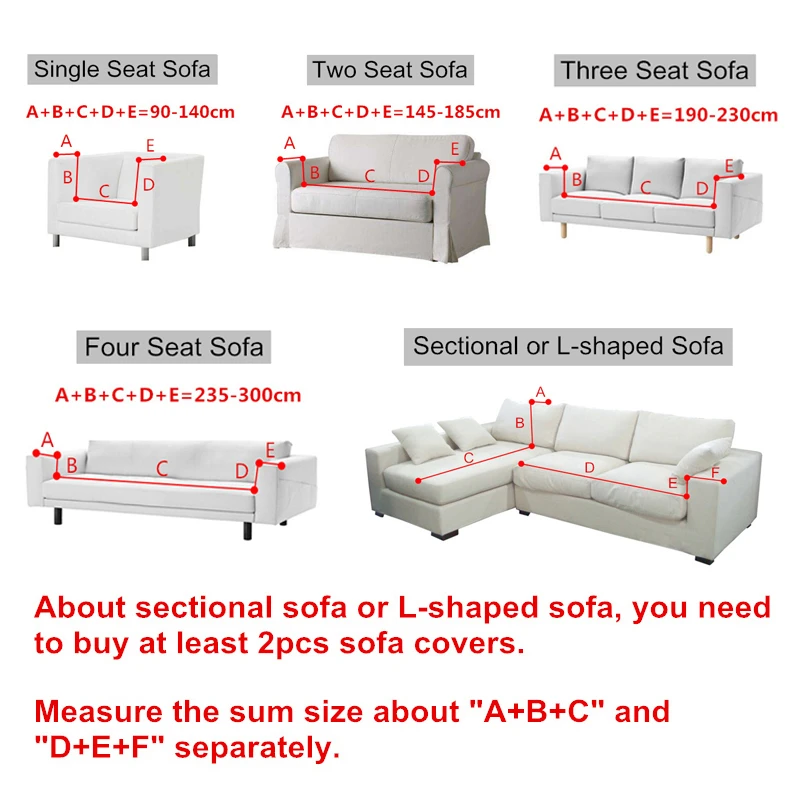 

Stretch Sofa Covers Elastic Furniture Protector Polyester Loveseat Couch Cover Simple Geometric Print L Shape ArmChair Cover