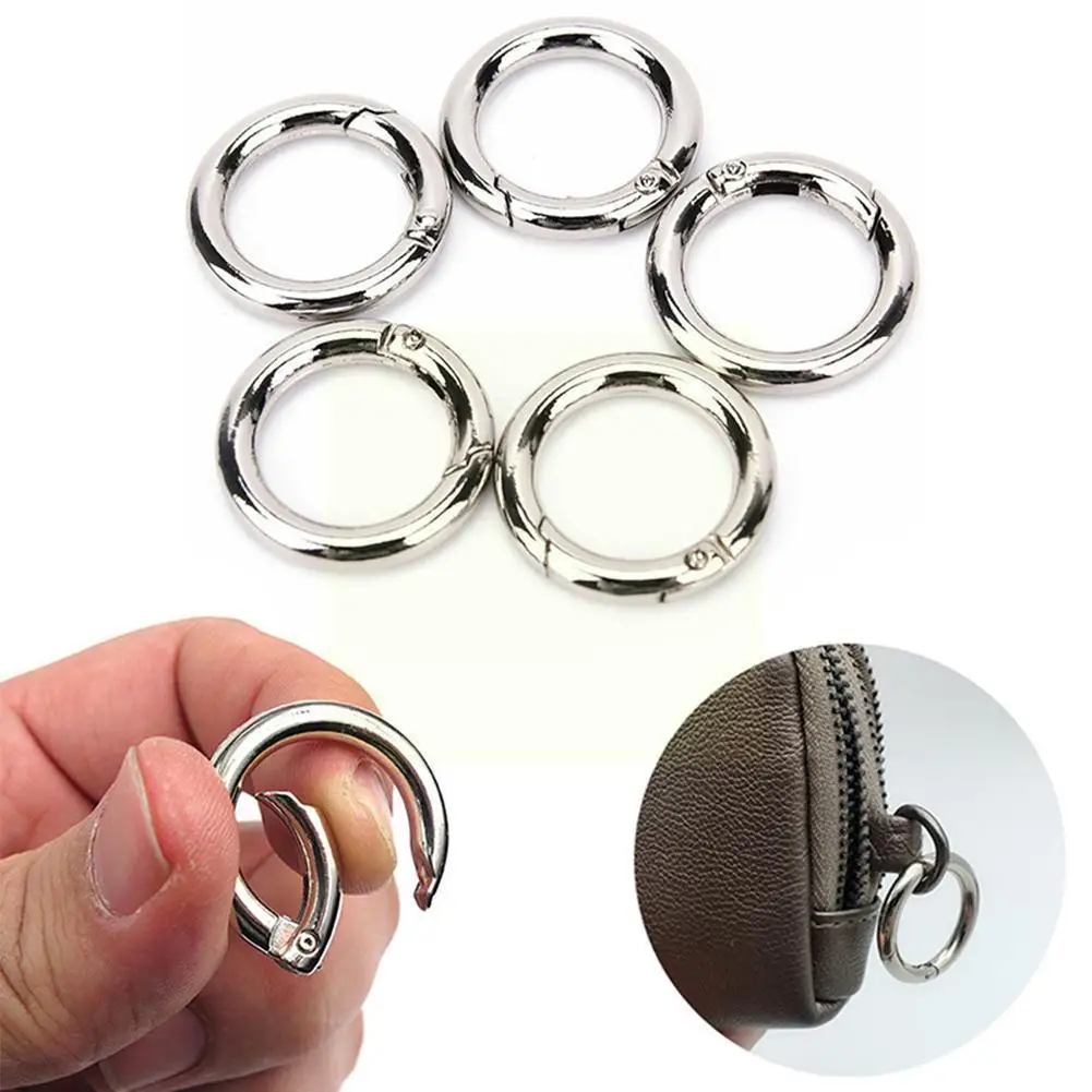

6pcs 304stainless Steel Ring Connector Findings For Diy Chain Making 10/12/18/20mm Douple Loop Circle Bezel Accessor E7o6