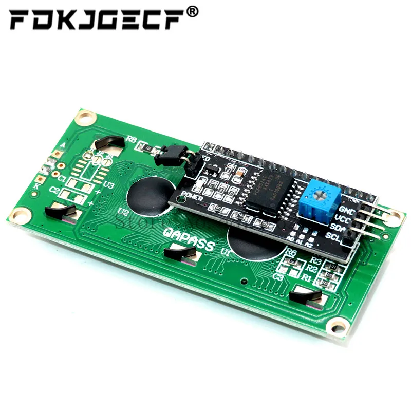LCD1602 5V 1602 module Blue/Green screen 16x2 Character LCD Display Module IIC/I2C adapter for arduino UNO R3 mega2560 | Электронные