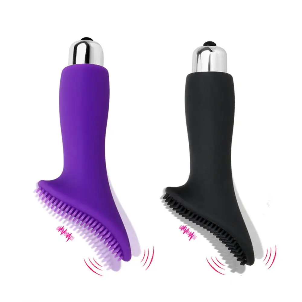 G-spot Massage Brush Vibrator Thorn Finger Rod AV Vaginal Clitoris Stimulator Sex Toys for Women masturbation | Красота и здоровье