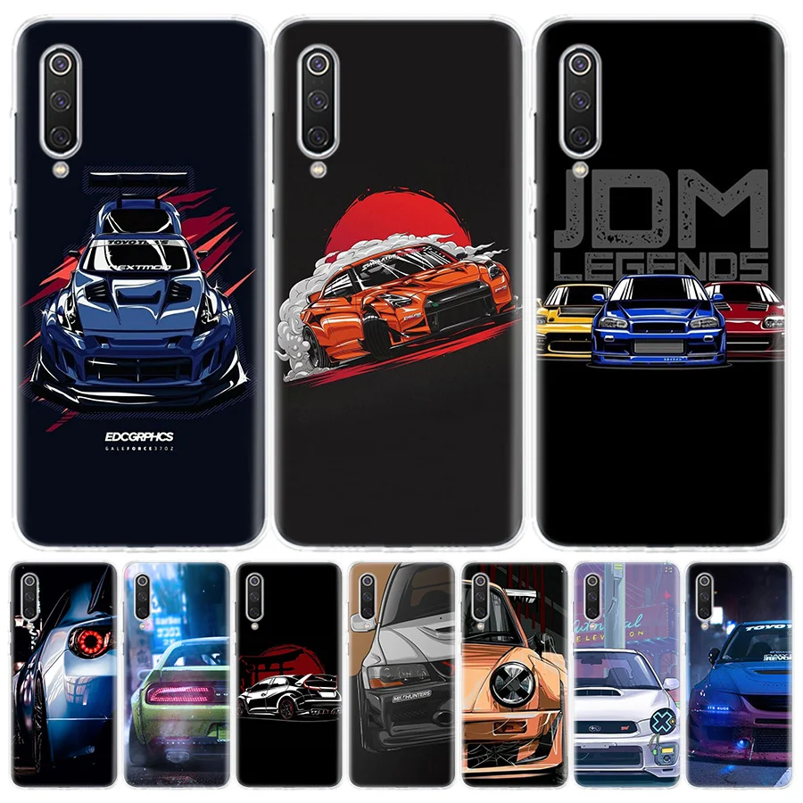 Крутой японский JDM спортивный автомобиль комикс чехол для телефона Xiaomi Redmi Note 10 9 9S