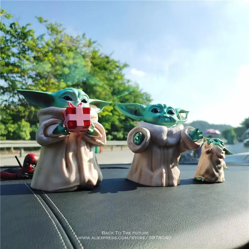 

Disney Star Wars 8-13cm Toy Master Baby Yoda Darth PVC Action Figure Anime Figures Collection Doll mini Toy model for children
