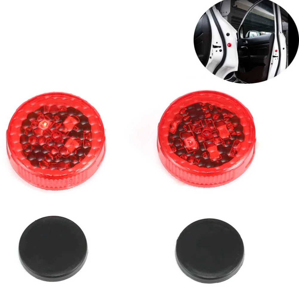 

1 Pair Car LED Door Safety Warning Anti-collision Lights Wireless Alarm Lamp