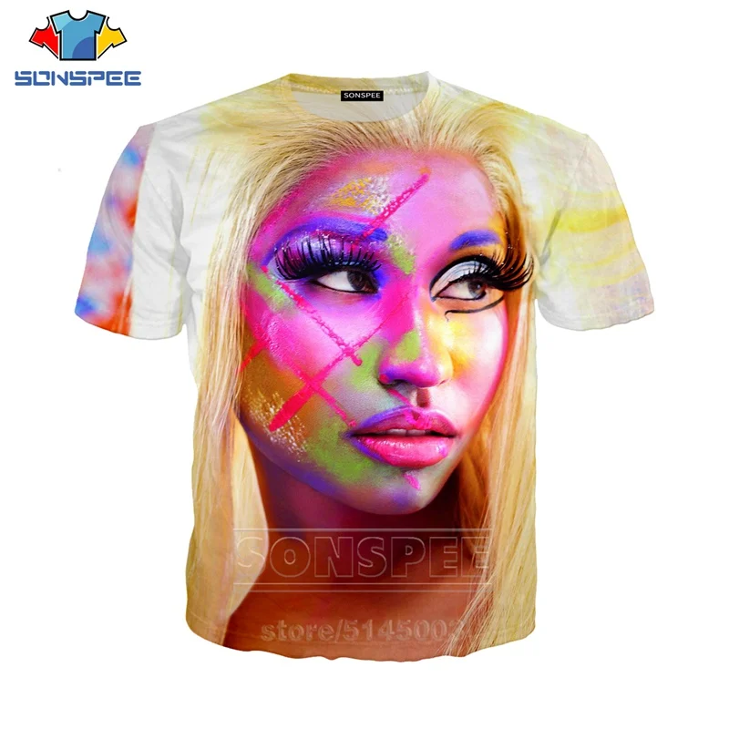 Nicki Minaj футболка Летняя новая Мужская Женская толстовка с 3D принтом певица
