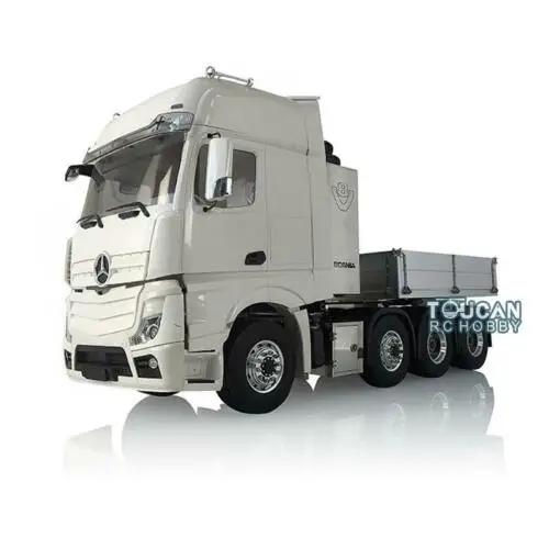 Модель 1/14 года металлический шасси LESU RC грузовик с бункером двигатель Hercules Arcos