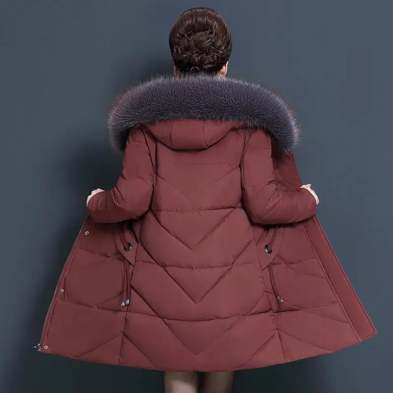 

Fur Parka Women Winter Coats Long Cotton Casual Women Down Jackets Women Thick Warm Winter Parkas Female Bubble Coat 1.2