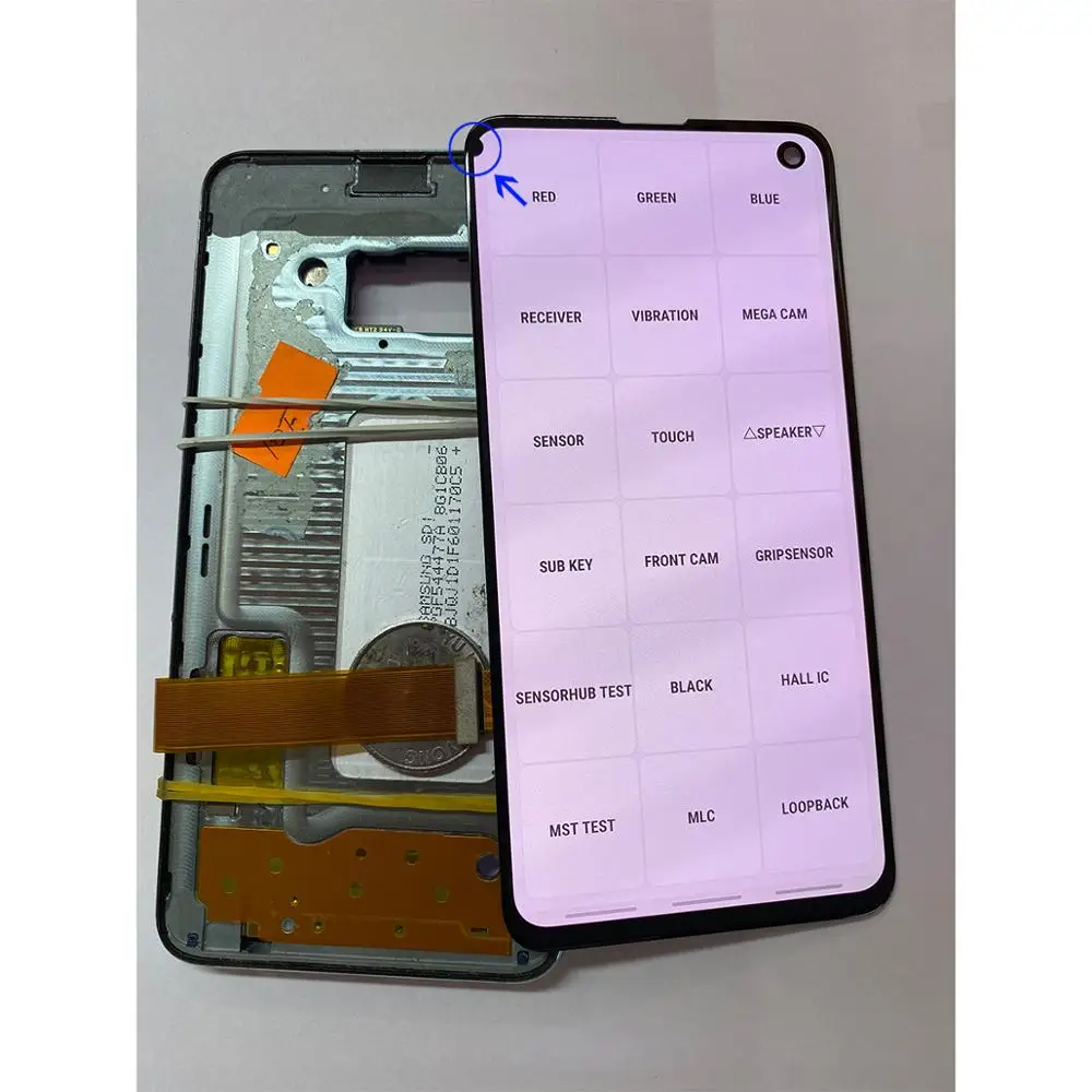 ЖК дисплей для SAMSUNG Galaxy S10E S10 G9730 Plus Super AMOLED G9750 с сенсорным экраном в сборе рамкой