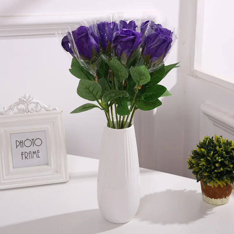 День Святого Валентина свадебное мыло роза одна имитация букет подарок