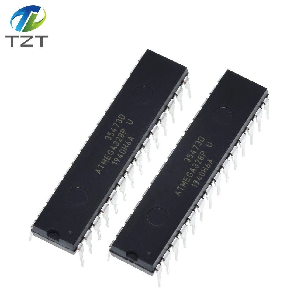 ATMEGA328P PU ATMEGA328 чип микроконтроллер MCU AVR 32 к 20 МГц FLASH DIP 28|Интегральные схемы| |