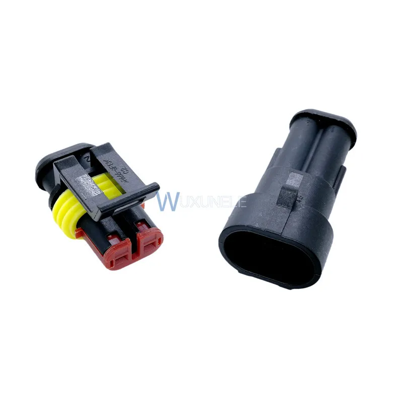 2-контактный AMP 282080-1 282104-1 герметичный проводной разъем для разъема Superseal 1 5 -