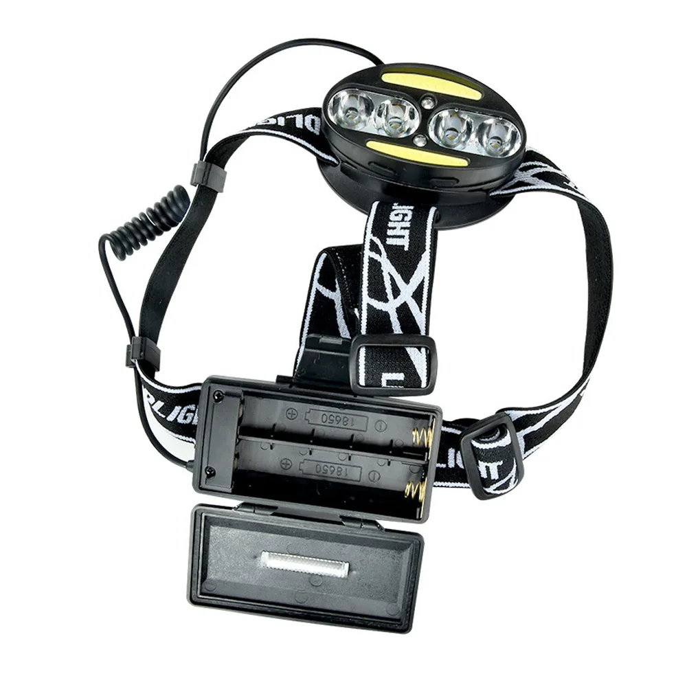 Фонарь налобный светодиодный Аккумуляторный с зарядкой от USB 18650 лм|Налобные