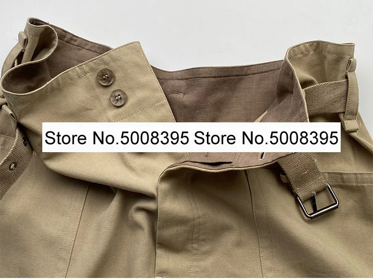 Шорты-багги Rike хлопково-льняные в стиле оверсайз с завышенной талией и поясом