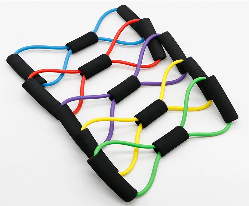 Латекс 8 символов вытяжная верёвка из восьми-персонажа для тяги в положении сидя