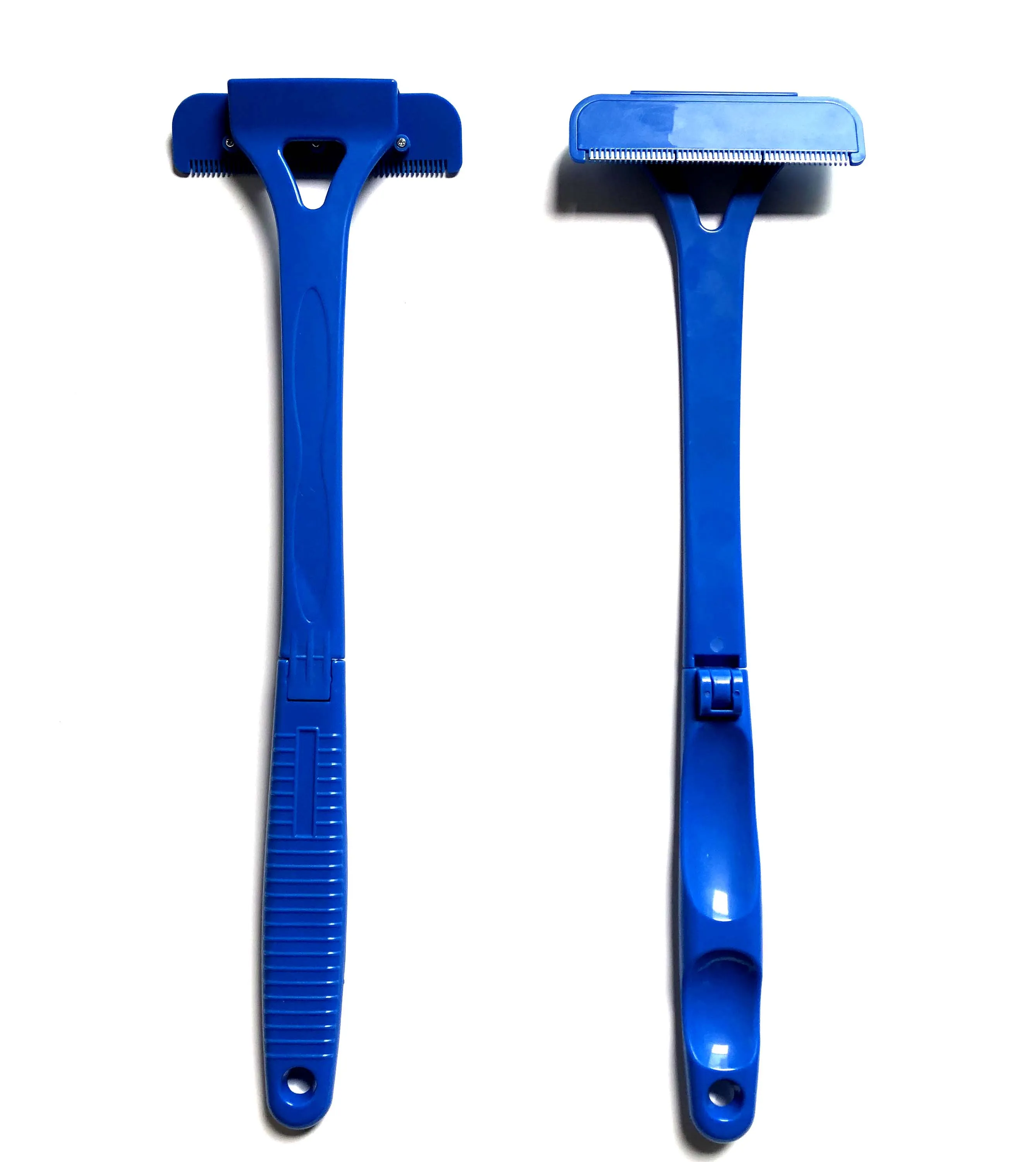 Безопасный мужской складной нож для бритья с длинной ручкой бритва тела триммер