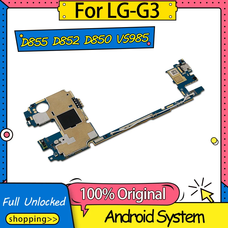Высококачественная материнская плата для LG G3 разборная VS985 D851 LS990 D855 D852 D850 с
