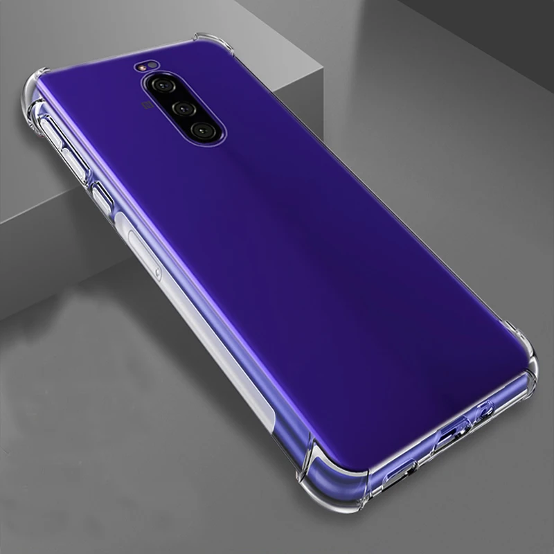 Ультратонкий Прозрачный Мягкий противоударный чехол для телефона sony Xperia 1 Прозрачная воздушная подушка противоударный мягкий ТПУ чехол для sony Xperia1