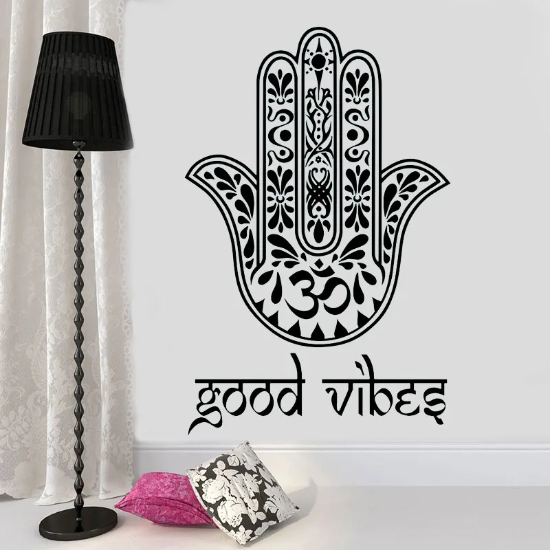 Креативный дизайн Hamsa ручная Йога планшетофон Будда с названием настенная