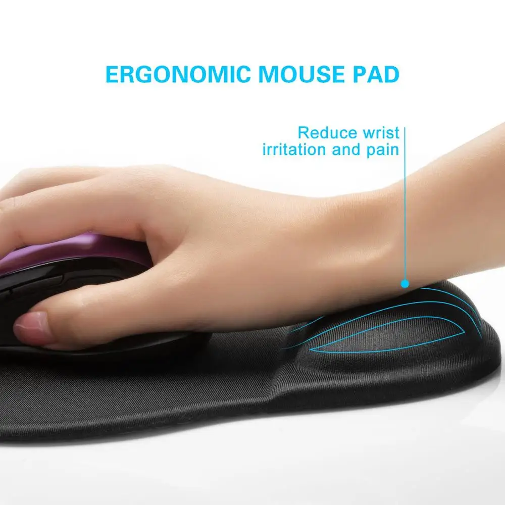 

New Professional Optical Trackball ABSThicken Mouse Pad Support Wrist Comfort Mouse Pad Mat Mice Mousepad