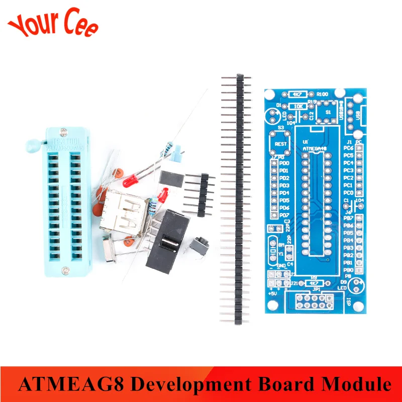 Плата разработчика минимальной конфигурации ATMEAG8 системная плата в посылка