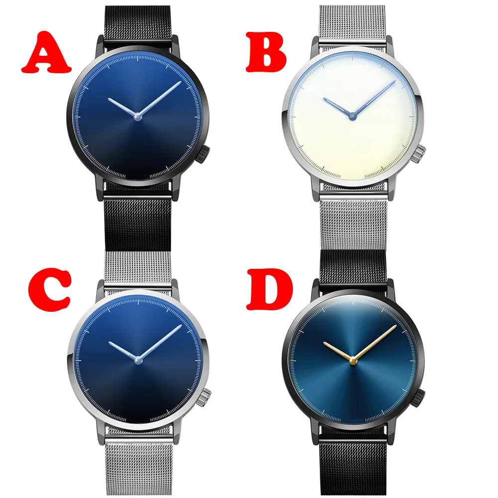 

Womens Fashion Classic Gold Quartz Stainless Steel Wrist Watch Simple Business Commute Mesh Strap Wristwatch Relojes Mujer