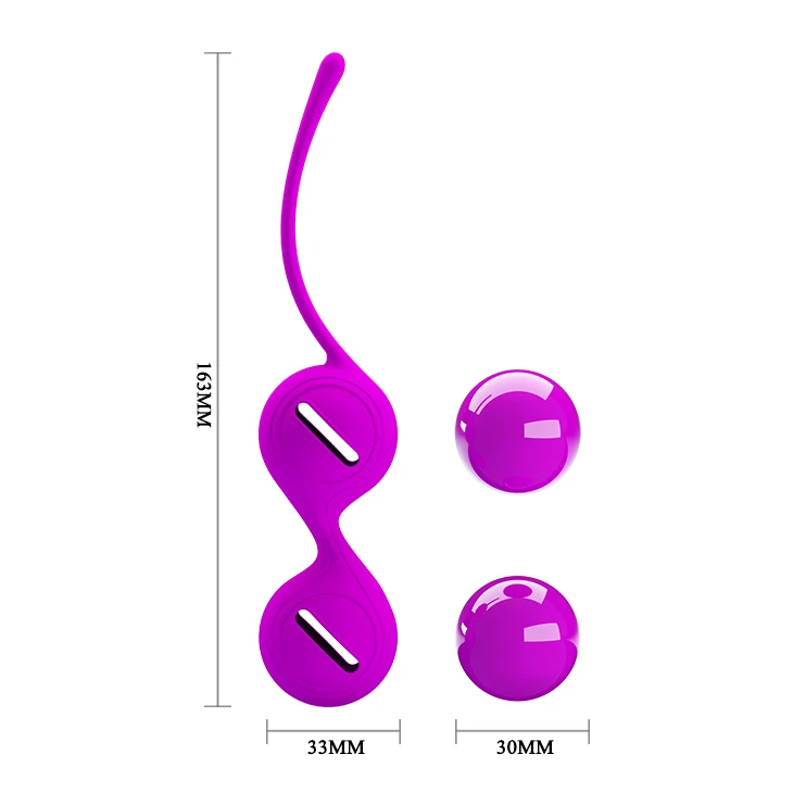 Pretty Love Silicone Kegel Balls Smart Ball for Vaginal Tight Exercise Machine Ben Wa of Sex Toys Women | Красота и здоровье