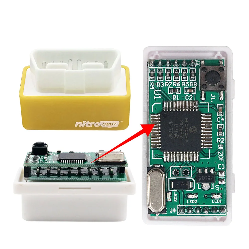 ECU чип-тюнинг Eco OBD2 нитроobd2 для бензиновых и дизельных автомобилей 15% экономия